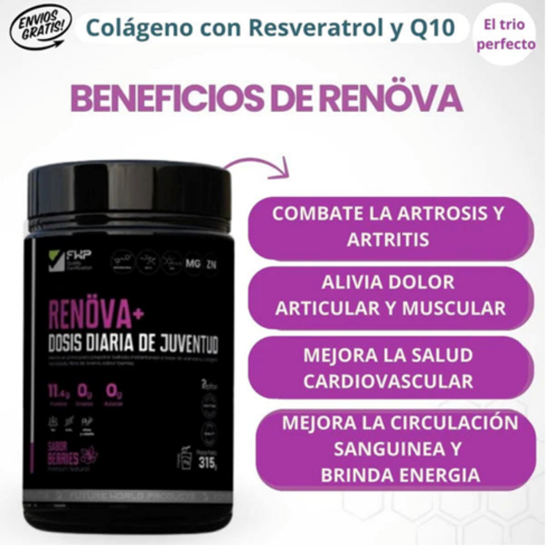 RENÖVA+ | TU DOSIS DIARIA DE JUVENTUD Y VITALIDAD