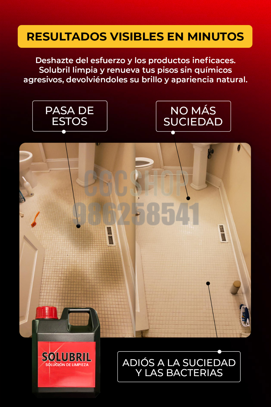 SOLUBRIL - SOLUCIÓN EN LIMPIEZA - 1 LITRO