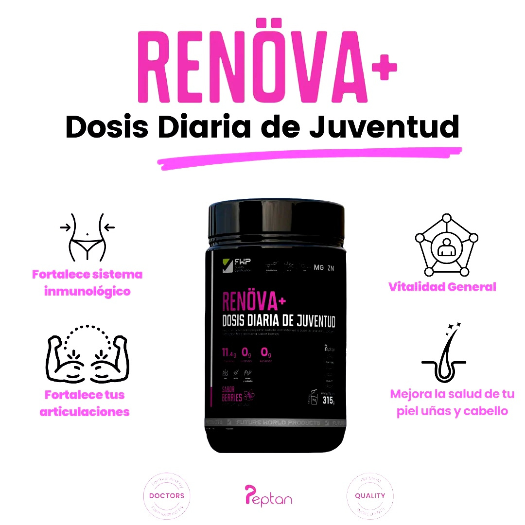 RENÖVA+ | TU DOSIS DIARIA DE JUVENTUD Y VITALIDAD