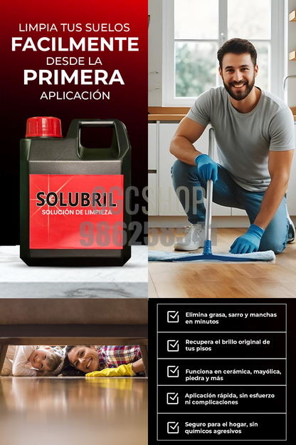 SOLUBRIL - SOLUCIÓN EN LIMPIEZA - 1 LITRO
