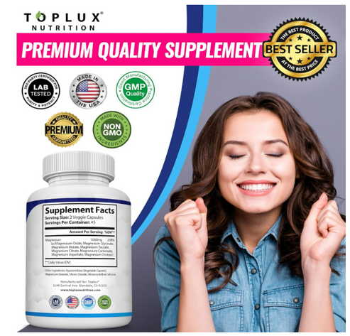 Magnesium Complex - Toplux 90 cápsulas